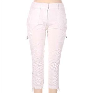 🤍White Cargo Pants